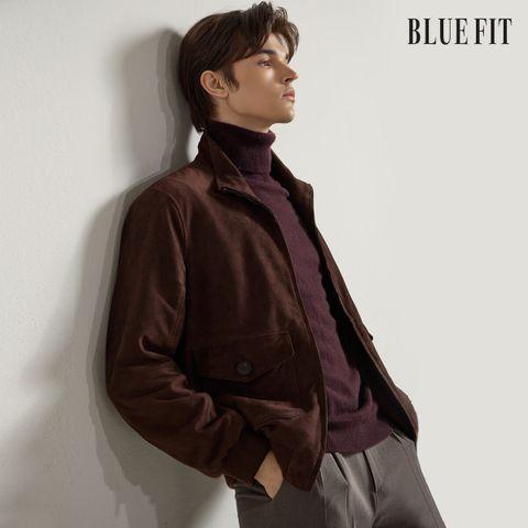 [카드 5%할인]블루핏 BLUE FIT 이태리 스웨이드 자켓 (남성)