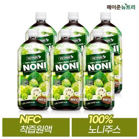 [메이준뉴트리] NFC 비엣퓨어 노니주스 1000ml 6병