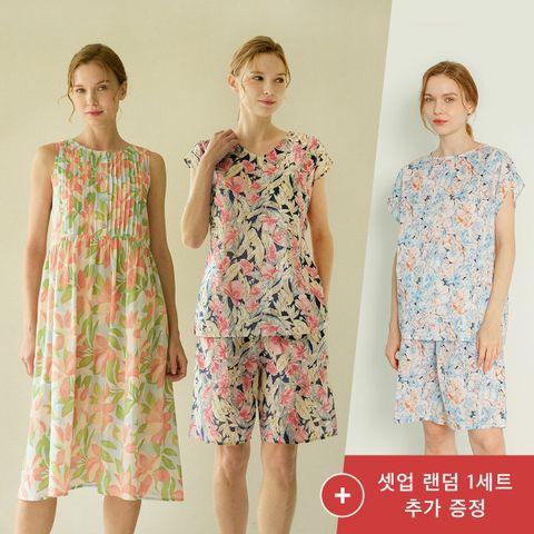 [카드 5%할인] (론칭가69,900원!)24SS 라페어 60수 아사 면 라운지웨어 세트(m)